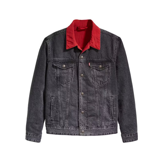 Jordan x Levis Reversible Trucker Jacket Black/Red