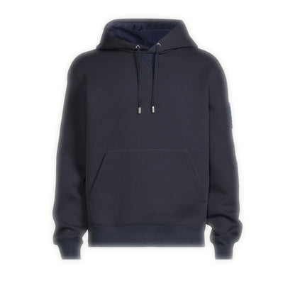 Mackage Krys Pullover Hoodie with Velvet Embroidery Carbon