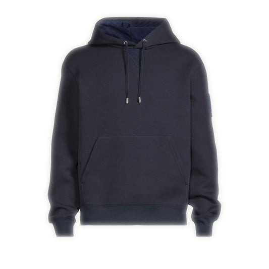 Mackage Krys Pullover Hoodie with Velvet Embroidery Carbon