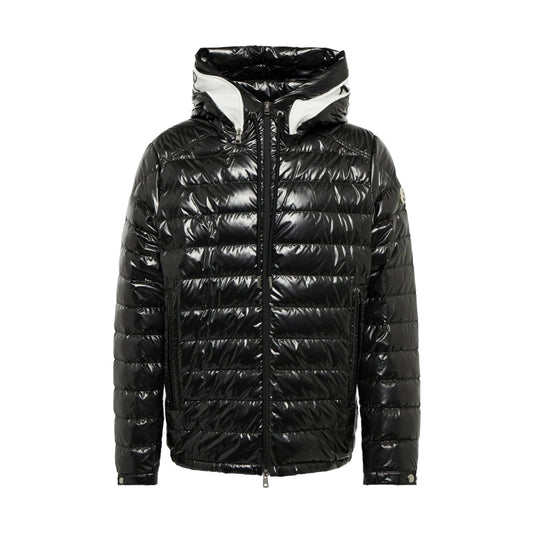 Moncler Akinari Quilted Down Jacket Black
