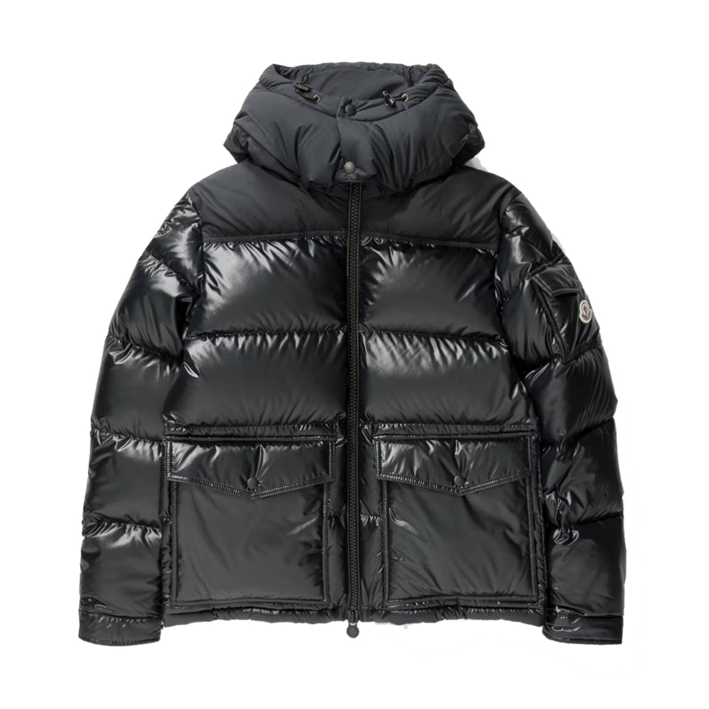 Moncler Masaya Short Down Jacket Black