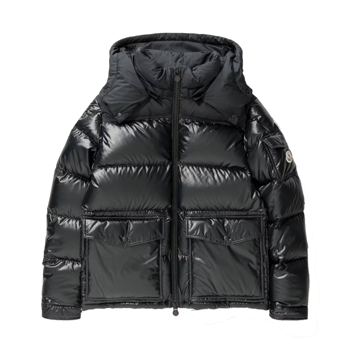 Moncler Masaya Short Down Jacket Black