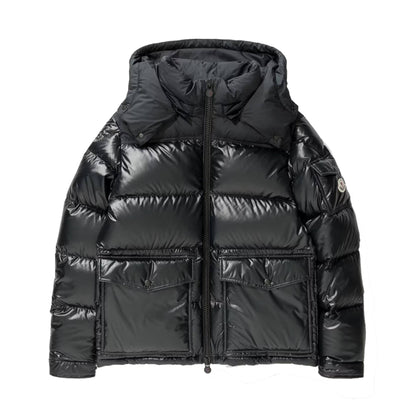 Moncler Masaya Short Down Jacket Black