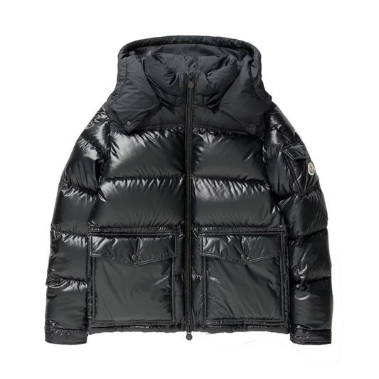 Moncler Masaya Short Down Jacket Black