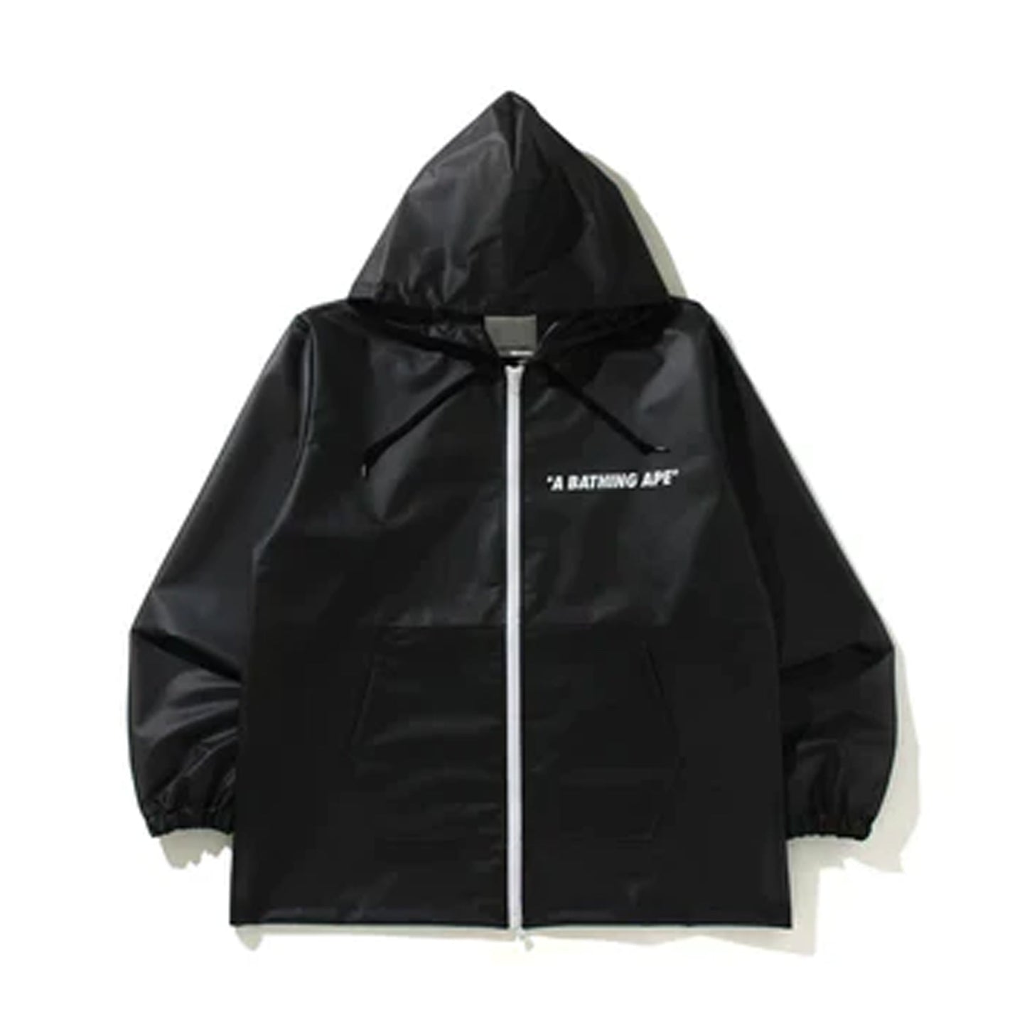 Bape Rubber Transparent Hoodie Jacket Black