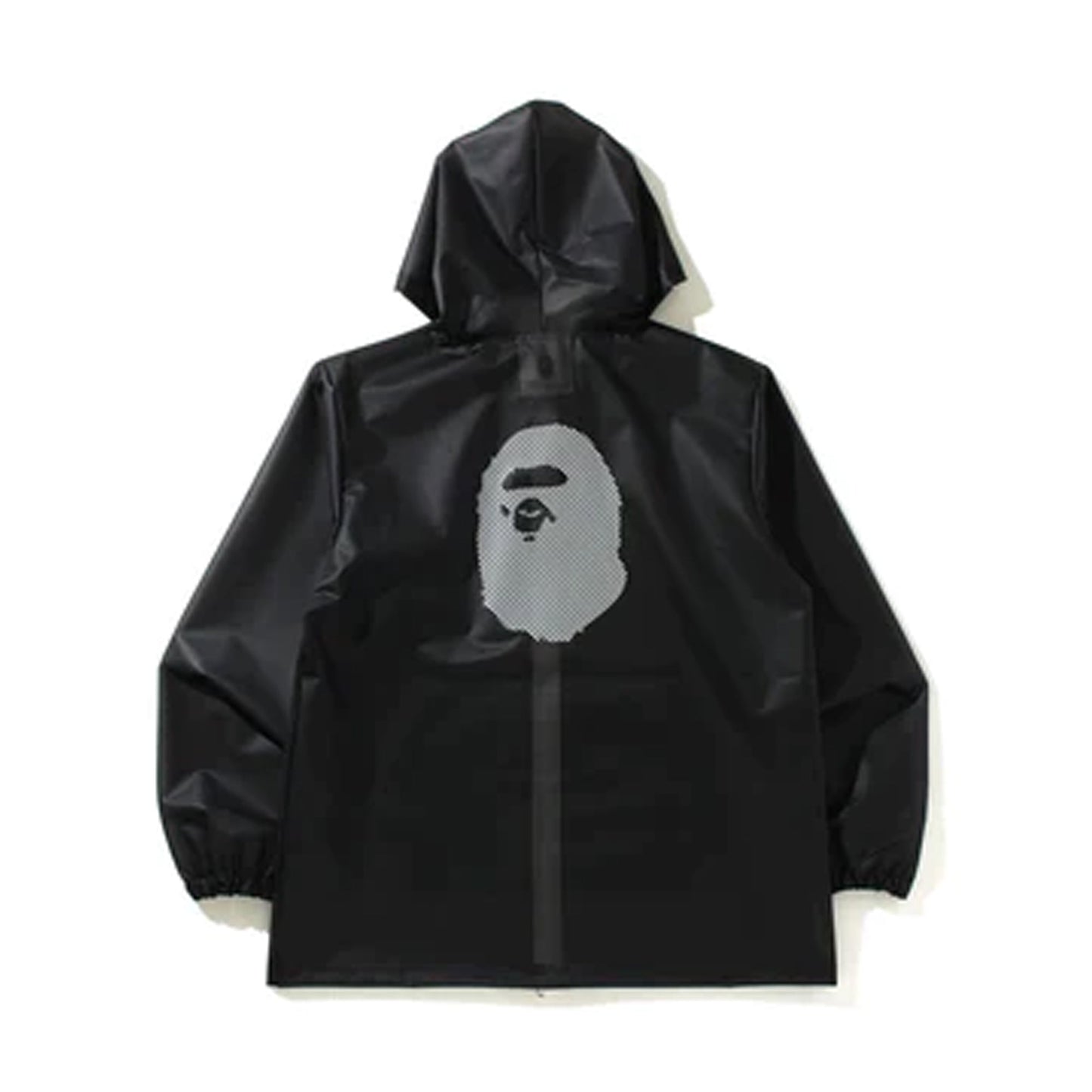 Bape Rubber Transparent Hoodie Jacket Black