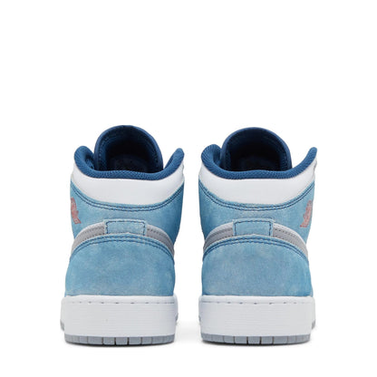 Jordan 1 Mid French Blue Fire Red (GS)