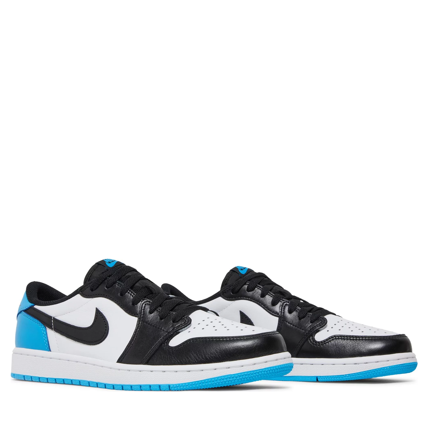 Jordan 1 Retro Low OG Black Dark Powder Blue