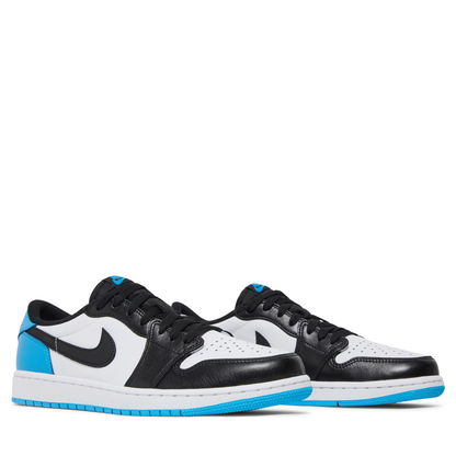 Jordan 1 Retro Low OG Black Dark Powder Blue