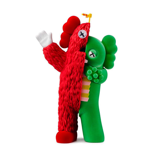 KAWS KACHAMUKKU Vinyl Figure Green/Red