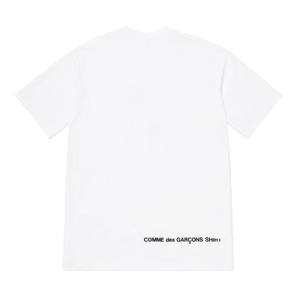 Supreme Comme des Garcons SHIRT Split Box Logo Tee White