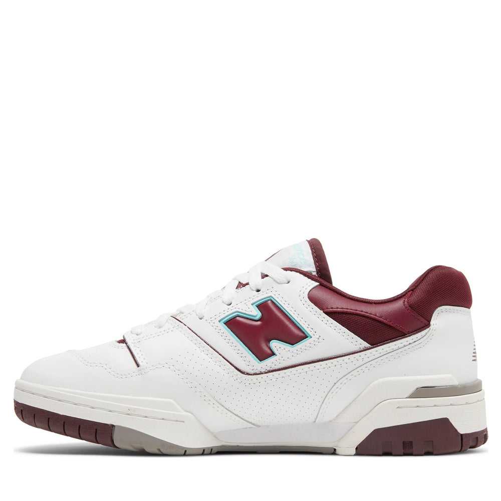 New Balance 550 Burgundy Cyan