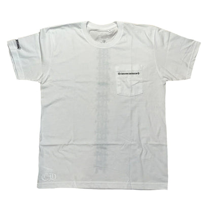 Chrome Hearts Cemetery Cross Tire Tracks T-Shirt White