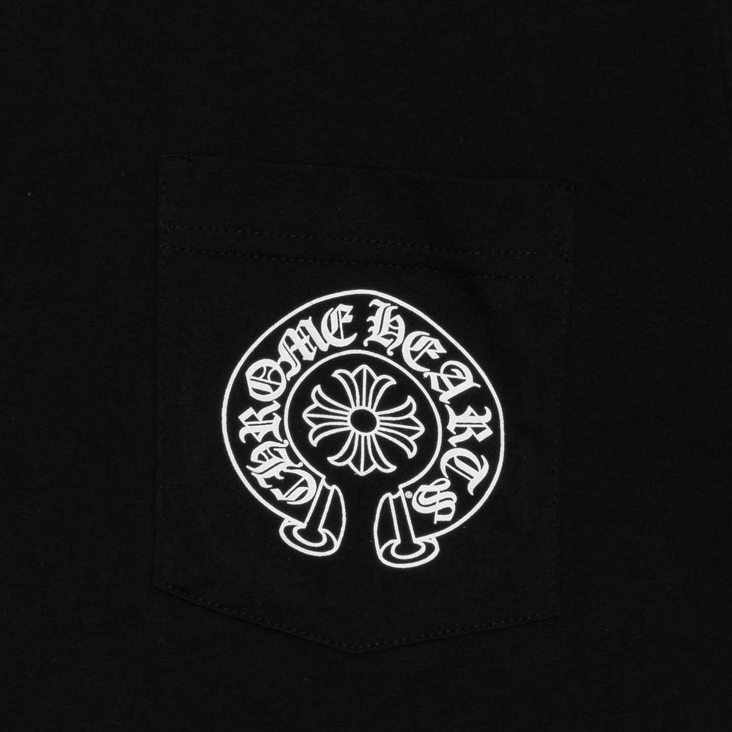Chrome Hearts Hong Kong Horseshoe Pocket Tee Black