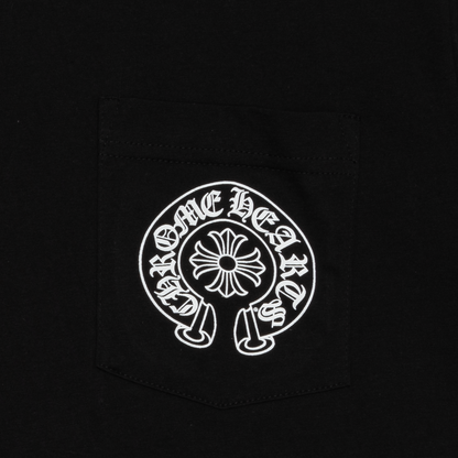 Chrome Hearts Hong Kong Horseshoe Pocket Tee Black