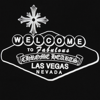 Chrome Hearts Welcome to Las Vegas Pocket Tee Black