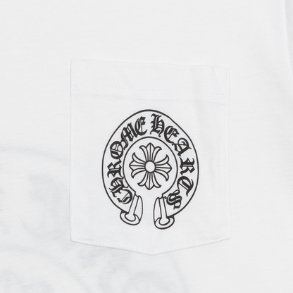 Chrome Hearts Los Angeles Horseshoe Pocket Tee White