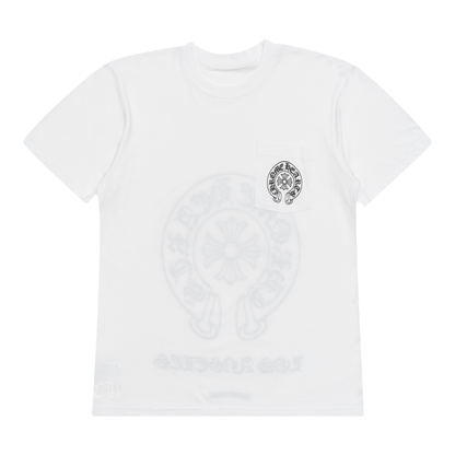 Chrome Hearts Los Angeles Horseshoe Pocket Tee White