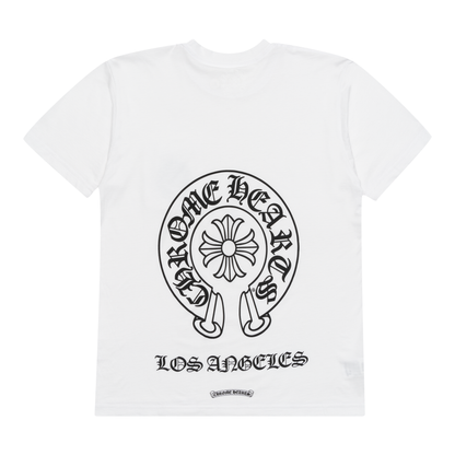 Chrome Hearts Los Angeles Horseshoe Pocket Tee White