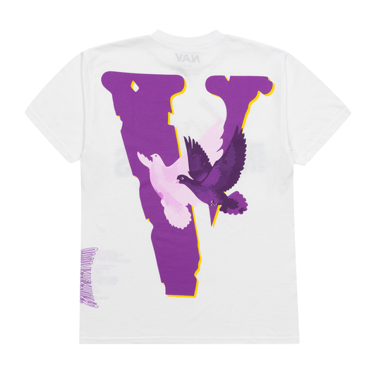 Vlone x Nav Doves Tee White
