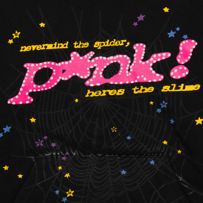 Spider Worldwide Punk Hoodie Black