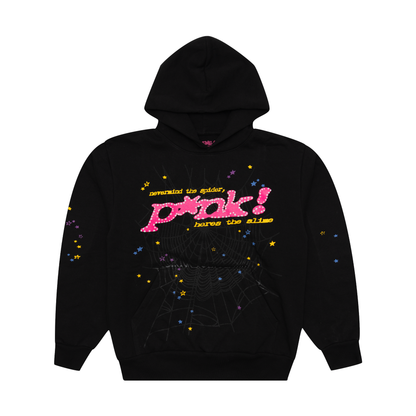 Spider Worldwide Punk Hoodie Black