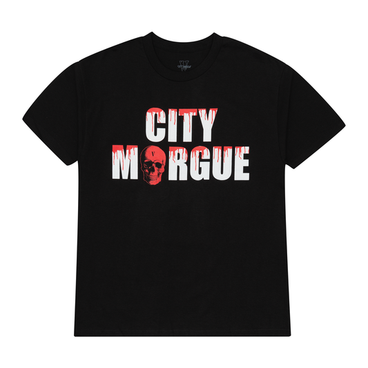Vlone x City Morgue Drip Tee Black
