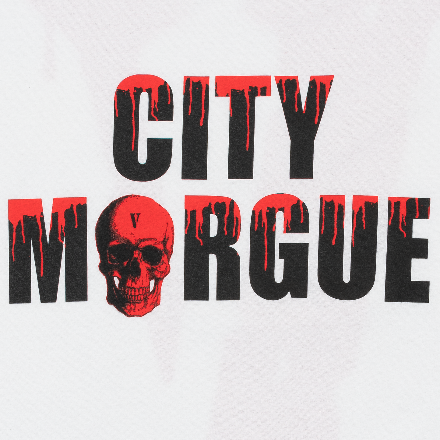 Vlone x City Morgue Drip Tee White