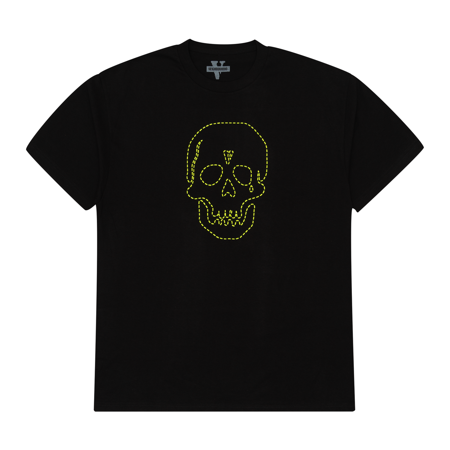 Vlone x Neighborhood Skull Tee Black/Green