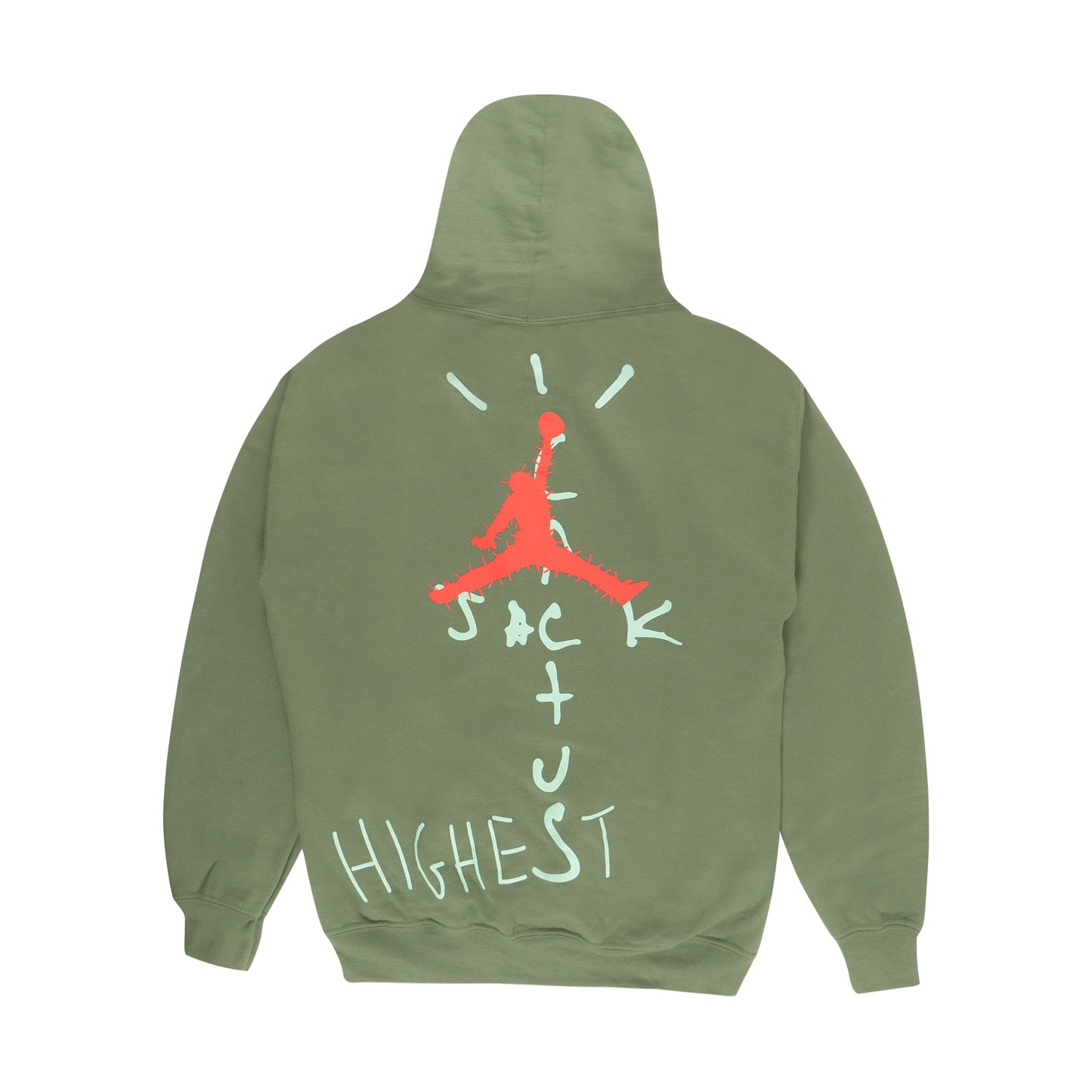 Travis Scott Jordan Cactus Jack Highest Hoodie Olive