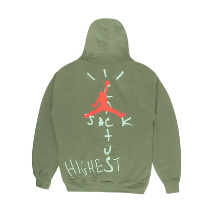 Travis Scott Jordan Cactus Jack Highest Hoodie Olive