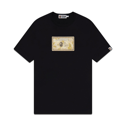 OVO x BAPE Gold Card T-Shirt Black