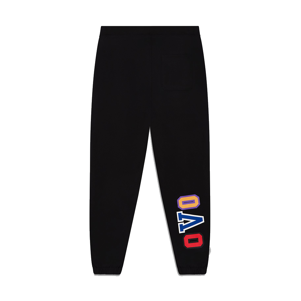 OVO x BAPE Camo Shark Reversible Sweatpant Black