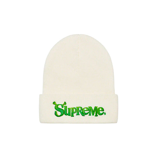 Supreme Shrek Beanie White